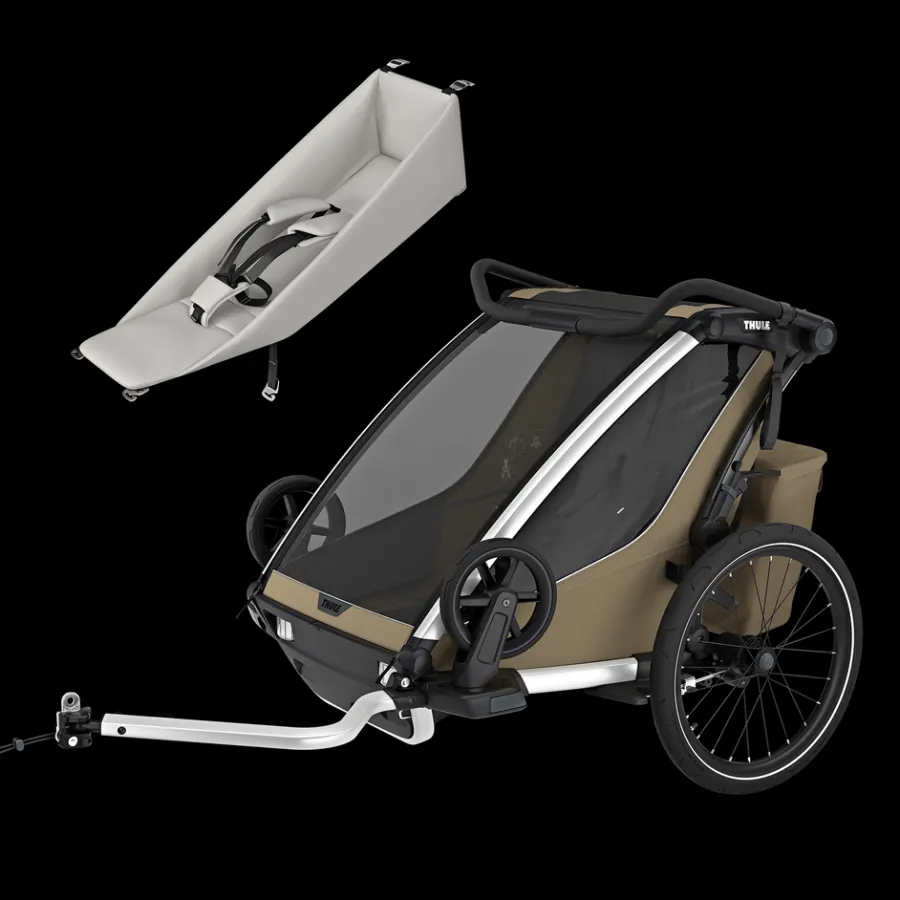 Clearance Thule Chariot Cross 2 double infant bundle