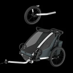Outlet Thule Chariot Cross 2 double jogging bundle