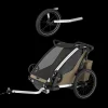 Fashion Thule Chariot Cross 2 double jogging bundle