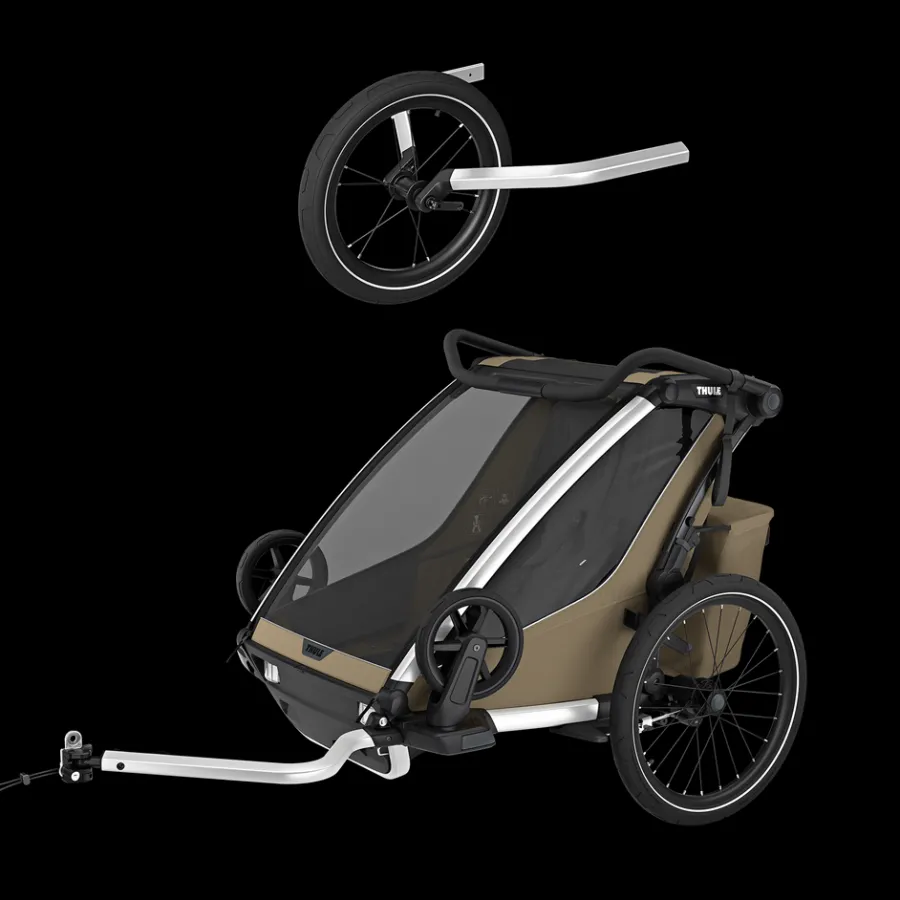 Fashion Thule Chariot Cross 2 double jogging bundle